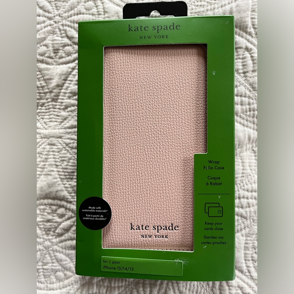 Kate Spade IPhone folio wrap wallet case